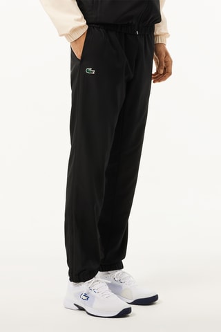 Chaqueta con capucha y pantalón regular fit ­- Negro y crudo