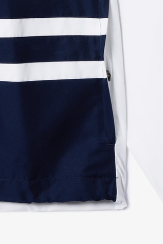 Sudadera con capucha y pantalón de tenis regular fit ­- Blanco y azul marino