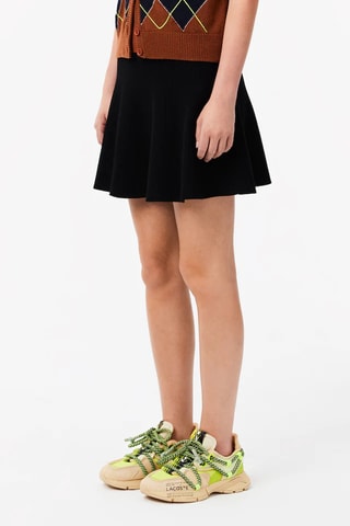 Falda plisada - Negro