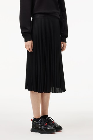Falda plisada - Negro