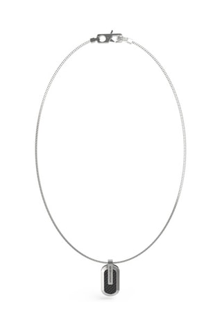 Collier Racer Tag - Argenté