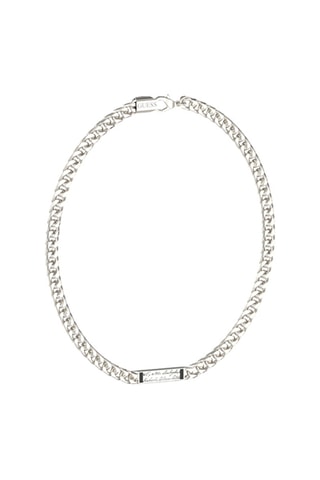 Collier Inscription - Argenté