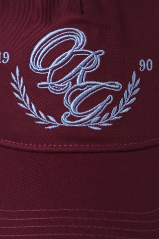 Casquette en coton biologique - Bordeaux