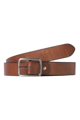 Ceinture réversible en cuir - Noir et marron
