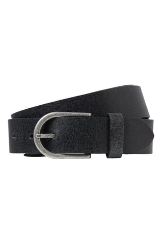 Ceinture en cuir - Noir