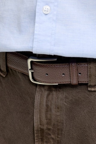 Ceinture en cuir - Marron