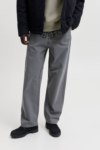 Pantalon en coton biologique - Gris