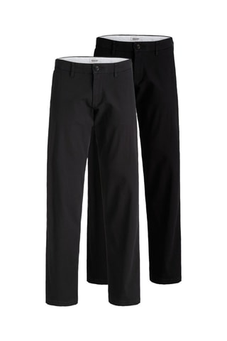 2 chinos - Noir