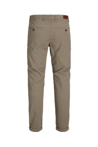 Chino en coton biologique - Vert olive