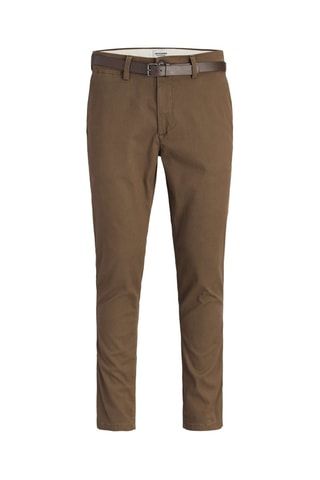 Chino en coton biologique - Marron