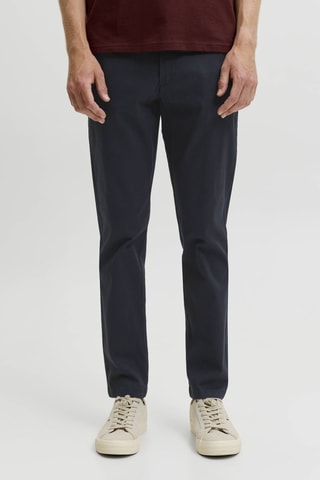 Chino en coton biologique - Bleu marine