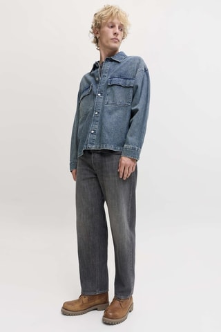 Jean en coton biologique - Gris foncé