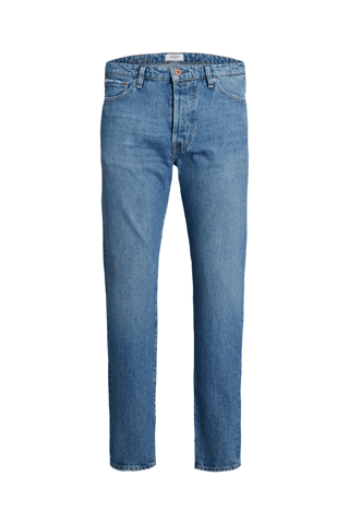 Jean droit 
Bleu
