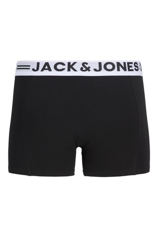 5 boxers en coton biologique - Noir