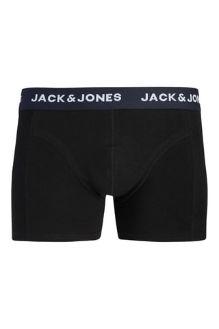3 boxers en coton biologique - Noir