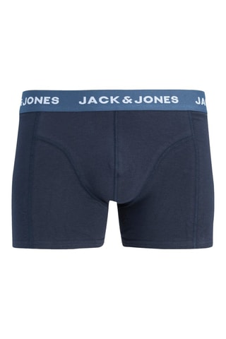 3 boxers en coton biologique - Bleu