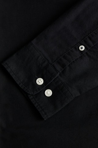 Chemise en coton biologique - Noir