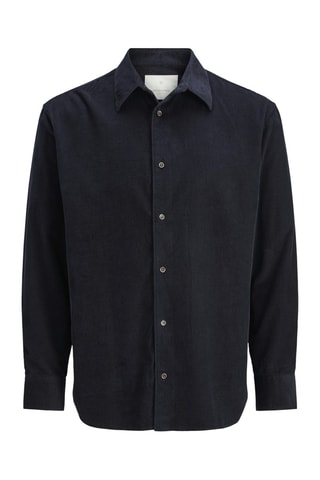 Chemise en velours et coton biologique - Noir