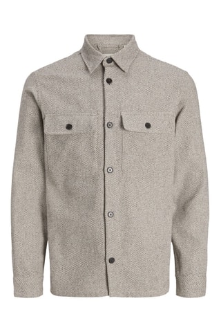 Surchemise oversize en coton biologique - Beige