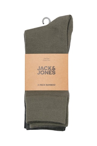 3 paires de chaussettes - Gris et kaki
