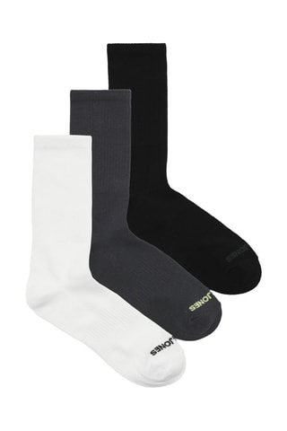 3 paires de chaussettes - Noir et gris