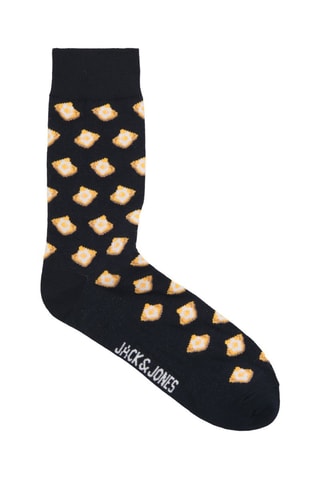 3 paires de chaussettes - Noir et jaune