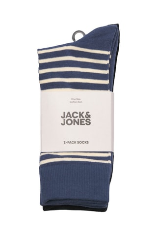 3 paires de chaussettes - Bleu et kaki