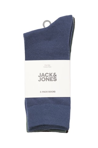 3 paires de chaussettes - Bleu et vert