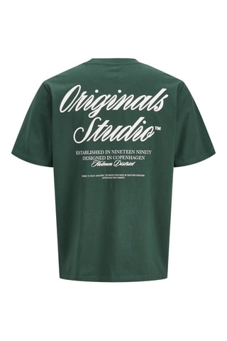 T-shirt en coton biologique - Vert foncé