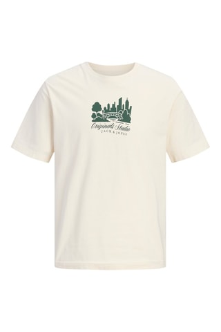T-shirt en coton biologique - Ecru