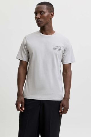 T-shirt en coton biologique - Gris clair
