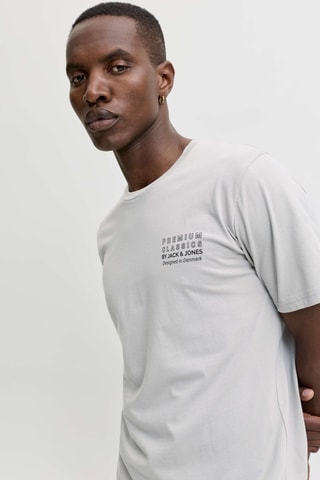 T-shirt en coton biologique - Gris clair