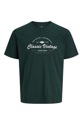 T-shirt en coton biologique - Vert foncé