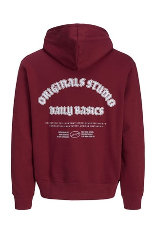 Sweat à capuche - Bordeaux