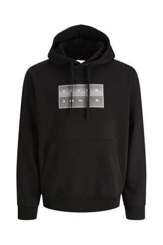 Sweat à capuche en coton biologique - Noir