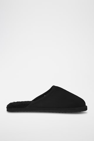 Pantoufles fourrées - Anthracite