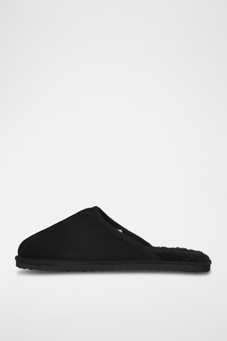 Pantoufles fourrées - Anthracite