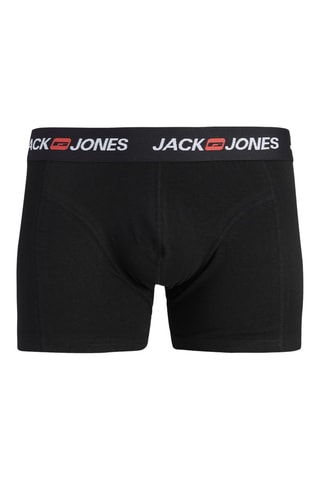 3 boxers en coton biologique - Noir