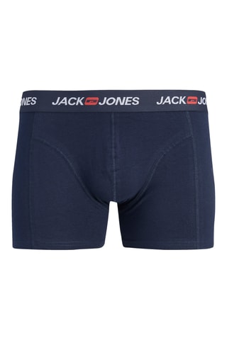 3 boxers en coton biologique - Bleu marine