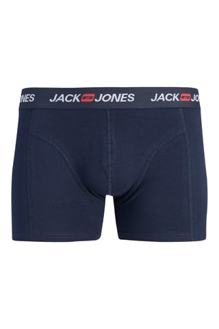 3 boxers en coton biologique - Bleu marine