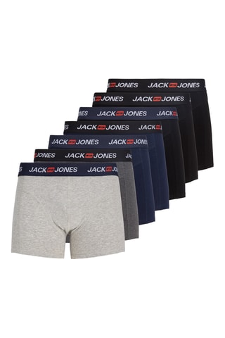 7 boxers en coton biologique - Noir