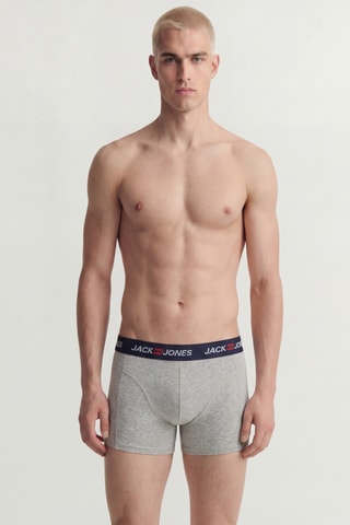 7 boxers en coton biologique - Noir