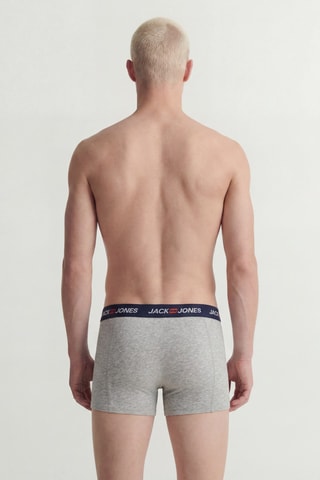 7 boxers en coton biologique - Noir