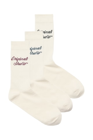 3 paires de chaussettes - Blanc