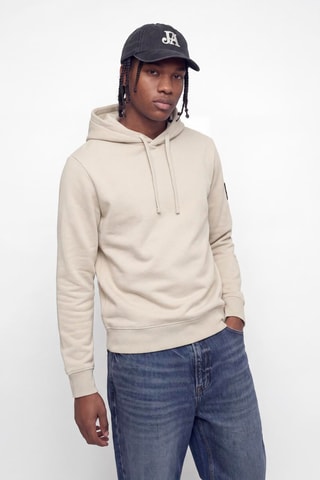 Sweat à capuche - Beige