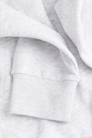 Sweat à capuche - Blanc chiné