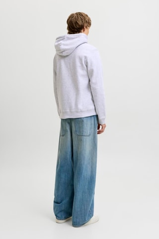 Sweat à capuche - Blanc chiné