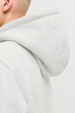 Sweat à capuche - Blanc chiné