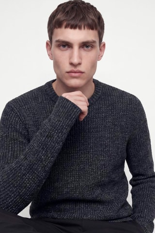 Pull - Bleu marine chiné