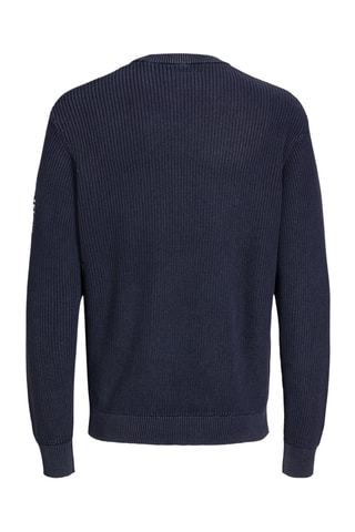 Pull en coton biologique - Bleu marine